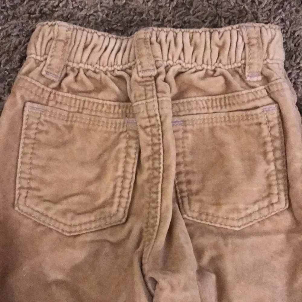 Baby Gap Thick Tan Velvet Feeling Pants